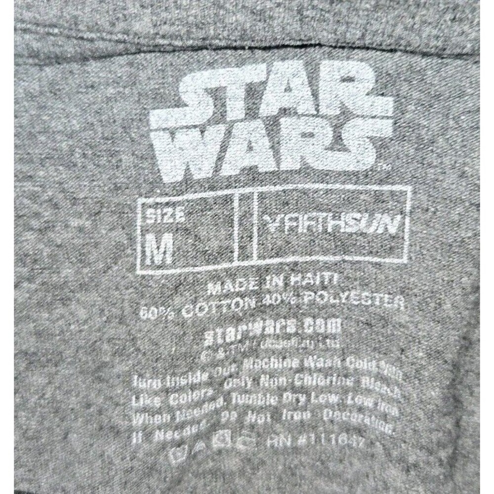 Star Wars FIFTH SUN K-250 Droid T-Shirt Gray Size M Men's Short Sleeves - Picture 3 of 4
